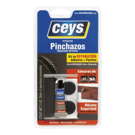 Reparador de pinchazos 5grs + parches Ceys-0