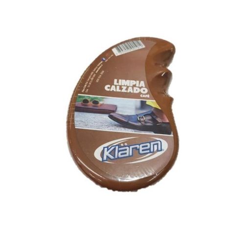 Esponja Limpiadora De Calzado Café Klaren-0
