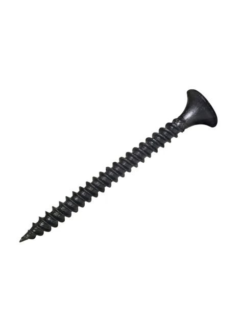 Tornillo Yeso Cartón Negro Hilo Fino #6 x 1.5/8" 100un - Fijaciones-0