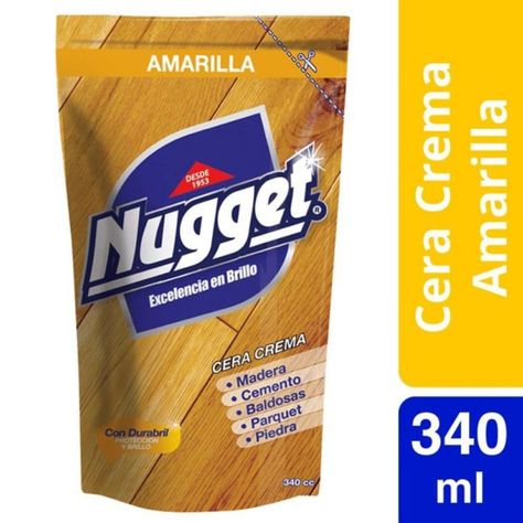 Cera Para Pisos En Crema Doypack 340ml Amarilla Nugget-0