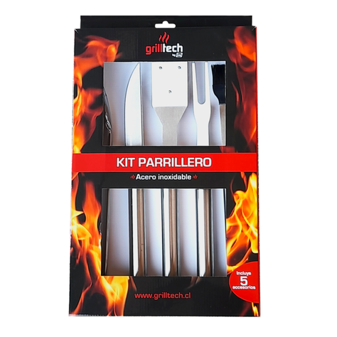Kit Accesorios Parrilleros 5un Grilltech-0