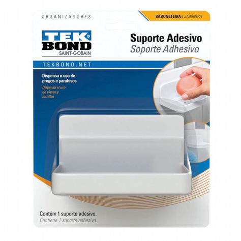 Organizador De Baño / Cocina Adhesivo Jabón Tekbond-0