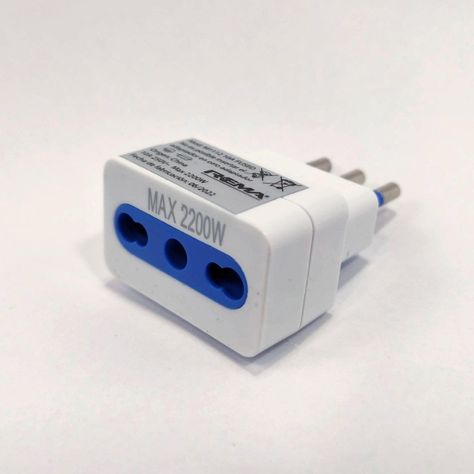 Adaptador 10/16A 2200W Con Protección Blanco Rema-0