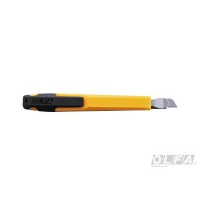Olfa Cuchillo Mediano Con Seguro Automático Y Clip A-1 9mm-1
