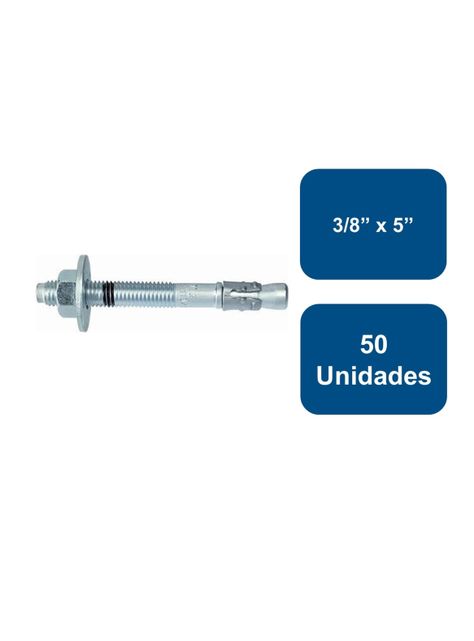 Perno Anclaje 3/8" x 5" 50un. Anclajes-0