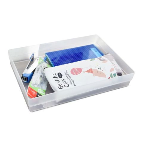 Caja organizadora translucida apilable Baja 260x180x45mm - Livinbox-3