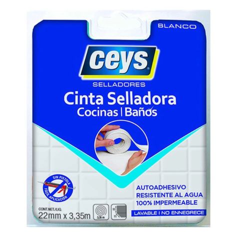Cinta sellante Sellaceys Hogar 22mm x 3.35mts Ceys-0