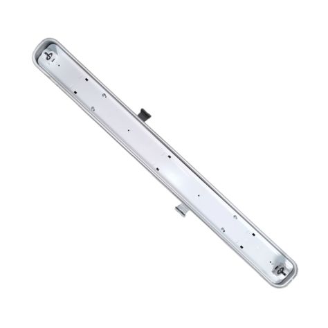 Luminaria Hermética Estanco T8 para tubo LED 60cms 1x9W - Globaltronics-1