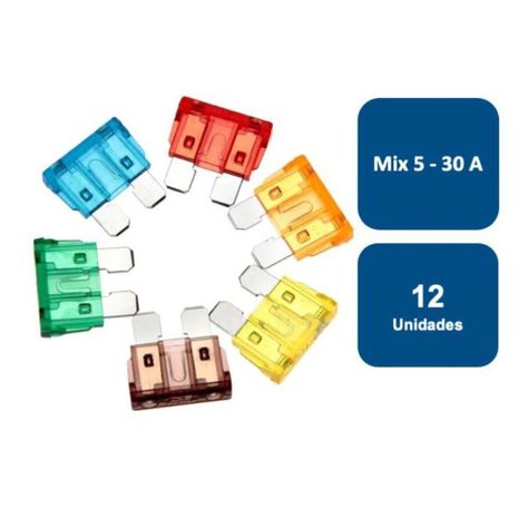 Fusible Tipo Enchufe Mix 5-30a 12un.-0