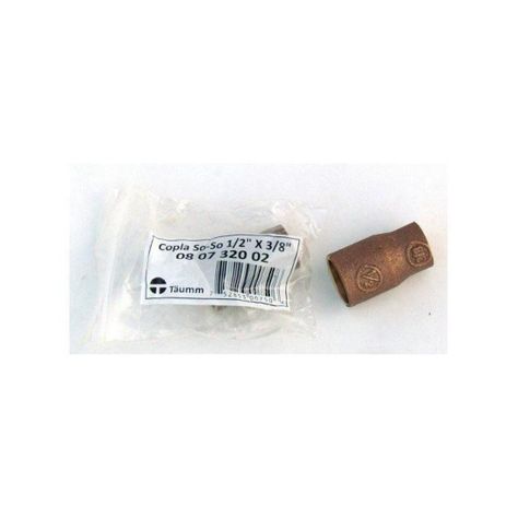 Copla Bronce So-so 3/8  X 1/2  Taumm-0
