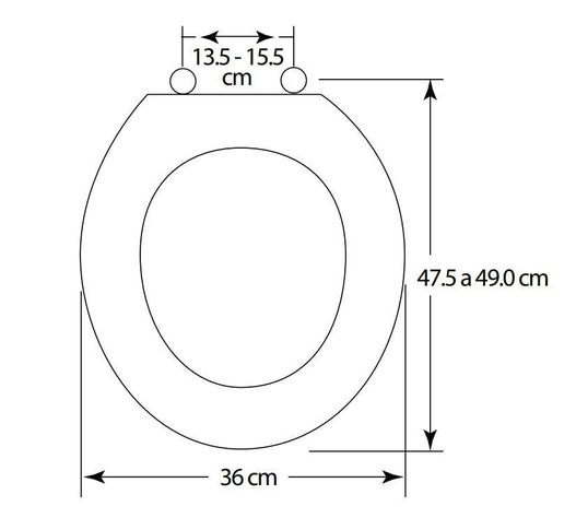 Bemis Asiento Wc De Madera Termomoldeada Ajustable Ovalado-1