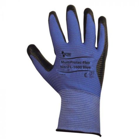 Guante Multiprotec Flex L1600 Talla 9(l) Azul Lioi-0