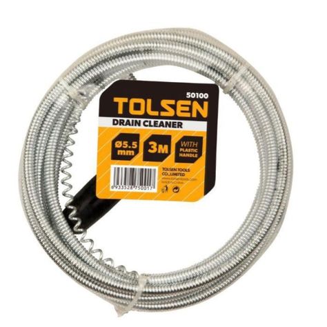 Destapador De Cañería 3mts Tolsen-0