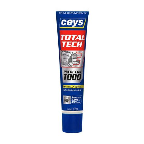 Adhesivo Sellante Totaltech Transparente 125ml Ceys-0