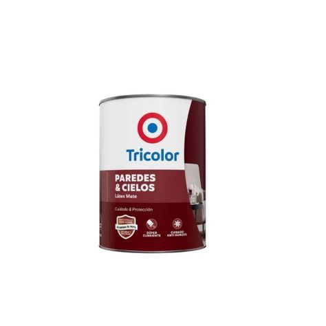 Látex Mate Paredes y Cielos 900ml Blanco Perfecto Tricolor-0