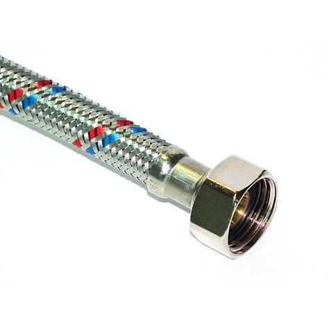 Flexible De Agua Acero Inox Hi-he 1/2*m10 35cms Hoffens-1