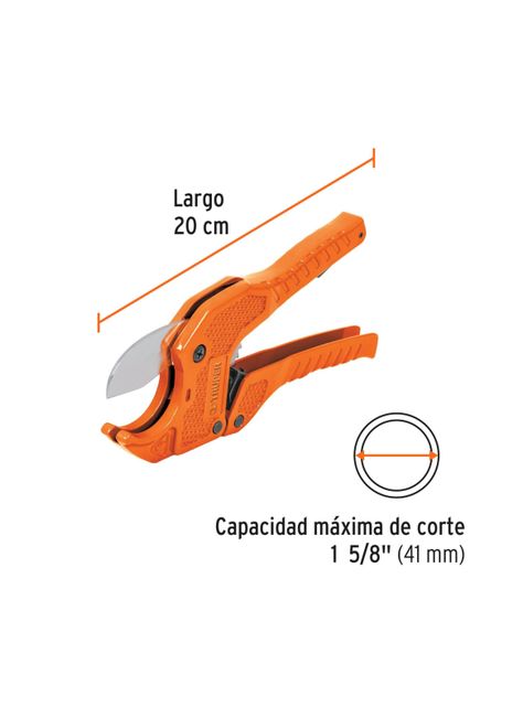 Cortador de Tubos de PVC 1.5/8" / 42mm - Truper-2