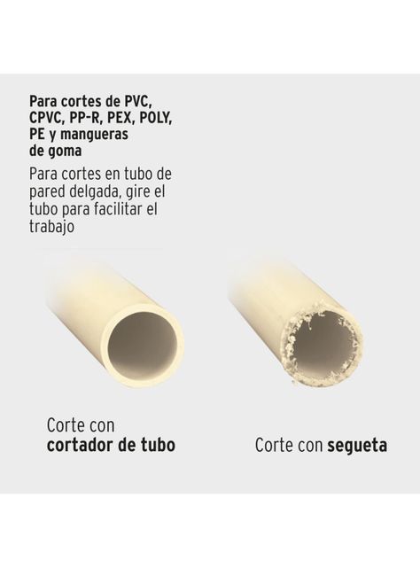 Cortador de Tubos de PVC 1.5/8" / 42mm - Truper-4