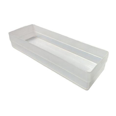 Caja organizadora translucida apilable Baja 260x90x45mm - Livinbox-0