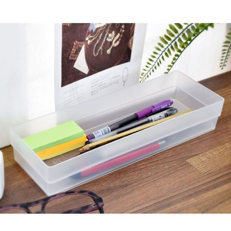Caja organizadora translucida apilable Baja 260x90x45mm - Livinbox-3