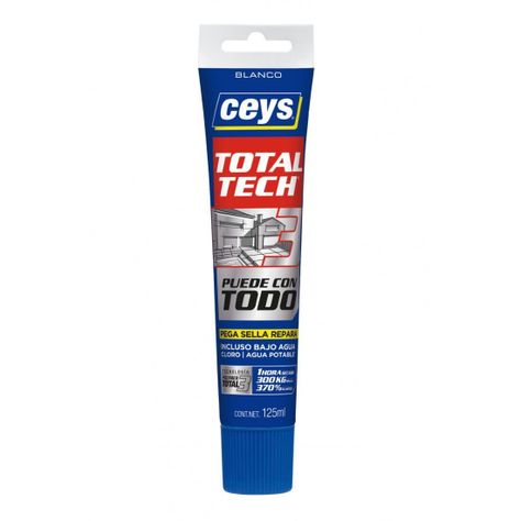 Adhesivo Sellante Totaltech Blanco 125ml Ceys-0