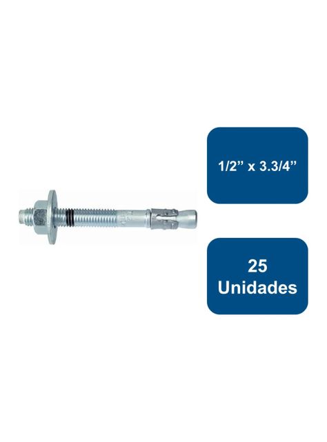Perno Anclaje 1/2" x 3.3/4" 25un.-1