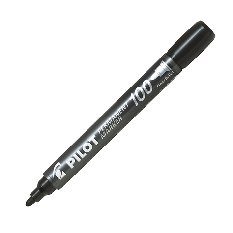 Marcador Permanente Sca100 Fino Negro Pilot-0