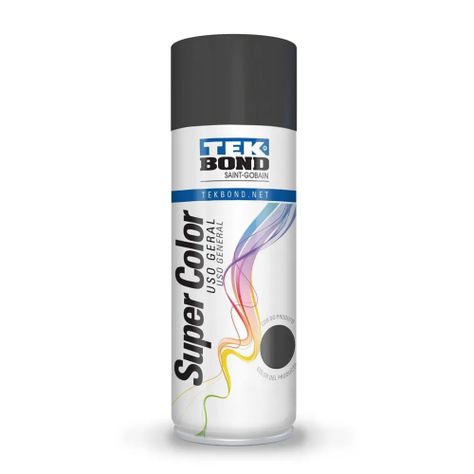 Pintura Spray 400ml Uso General Grafito - TEKBond-0