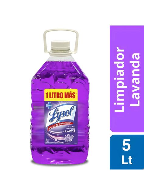 Limpiador Líquido Desinfectante Lavanda 5lts Lysol-0