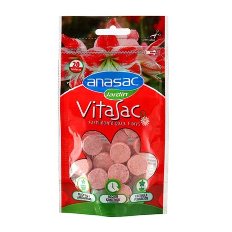 Fertilizante Vitasac Flores 20 pastillas Anasac-0