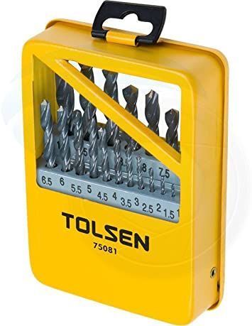 Brocas Para Acero Juego 19 Piezas Tolsen-1