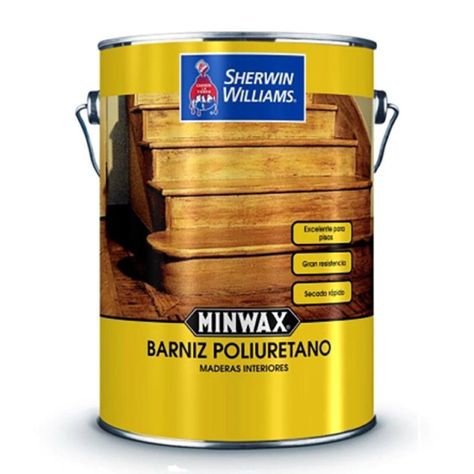 Barniz Poliuretano Brillante Incoloro 1 Gl (3.78lt) Minwax-0
