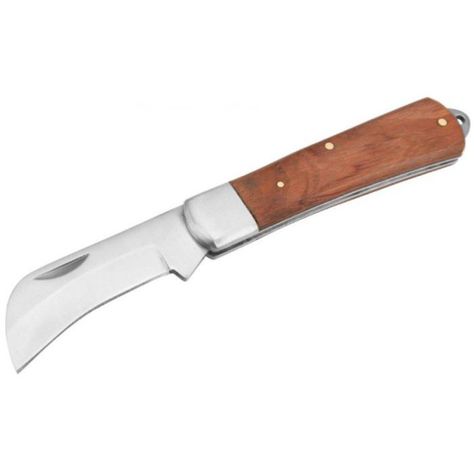 Cuchillo Electricista Curvo 195mm Tolsen-0