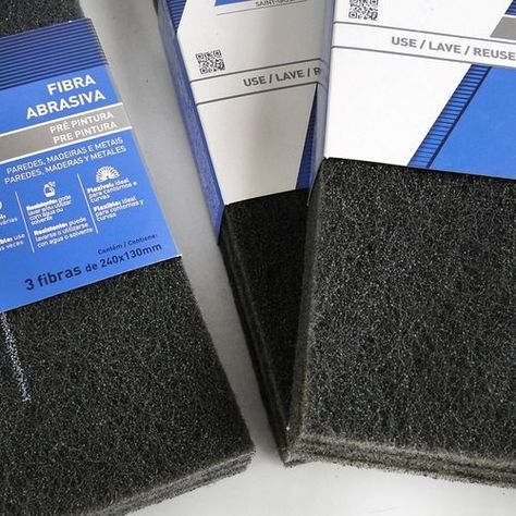 Fibra Abrasiva Lavable Pre Pintura Gris 130x240mm 3un Norton-1