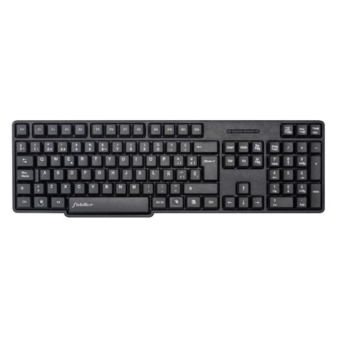 Teclado Universal USB Negro Fiddler-0