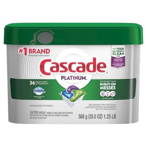 Cascade Detergente Lavavajillas Platinum Fresh 36 Capsulas-0