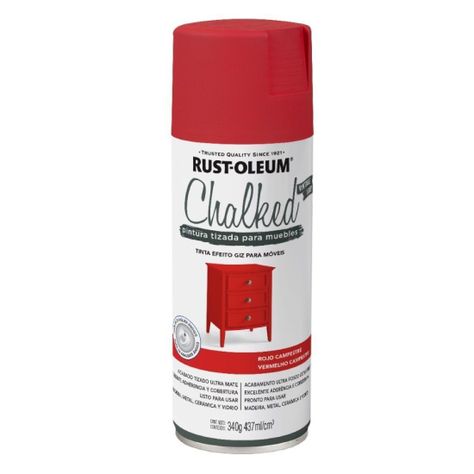 Pintura en Aerosol Chalked Tizada Rojo Campestre Rust Oleum-0