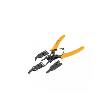Alicate Sacaseguro Seeger Intercambiable 4 Accesorios Tolsen-0