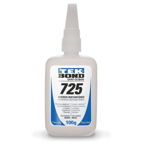 Adhesivo Instantaneo 725 Baja Viscosidad 100grs Tekbond-0