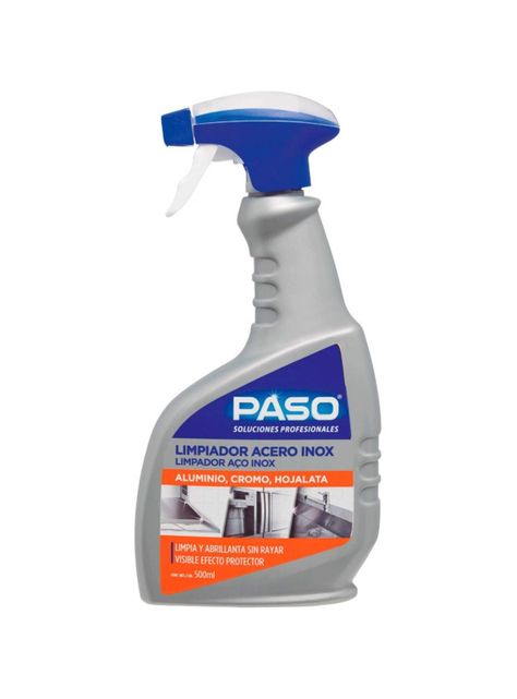 Limpiador Acero Inoxidable 500ml Paso-0