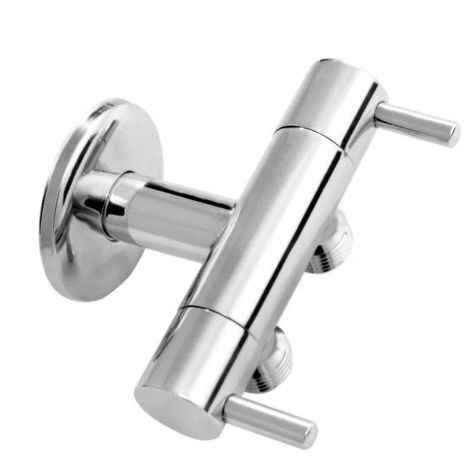Nibsa Llave Doble Bidet / Wc Corte Rápido-2