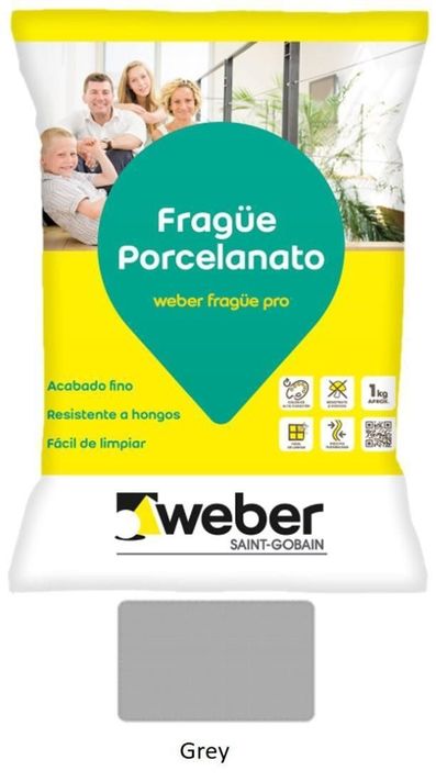 Weber Fragüe Porcelanato 1kg Grey-0