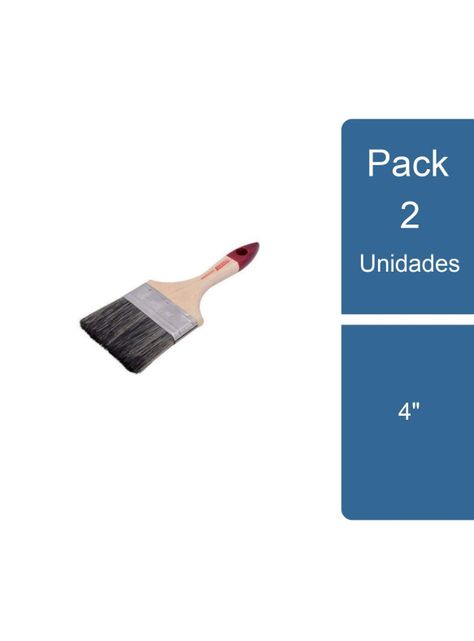 Pack 2 Brocha Profesional 5/8" 4" Lizcal-0