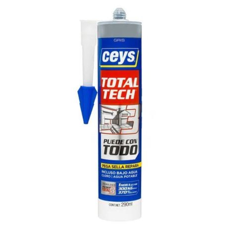 Adhesivo Sellante Totaltech Gris 290ml Ceys-0