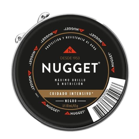Pasta para zapatos Betún Negro 65grs Nugget-0