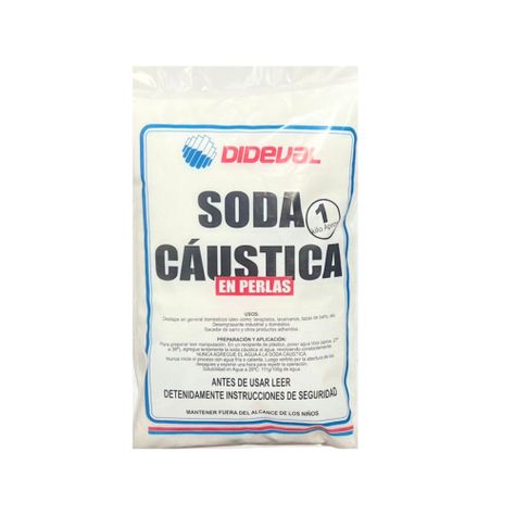 Soda Caustica en perlas (Bolsa) 1 Kg - Dideval-0