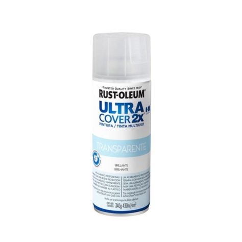 Spray Aerosol Ultra Cover 2x Transparente Brill. Rust Oleum-0