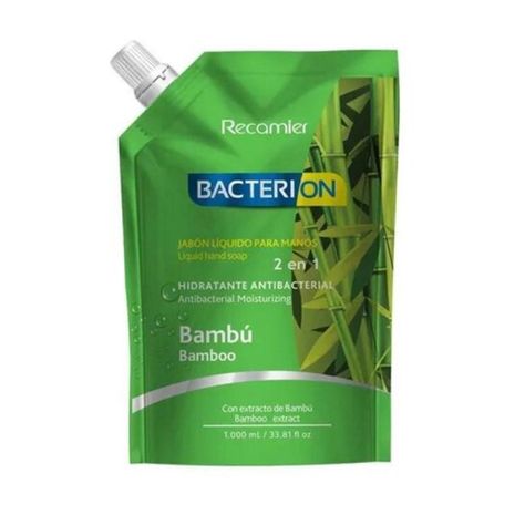 Bacterion Jabón Hidratante Antibacterial 1lt Bambu-0