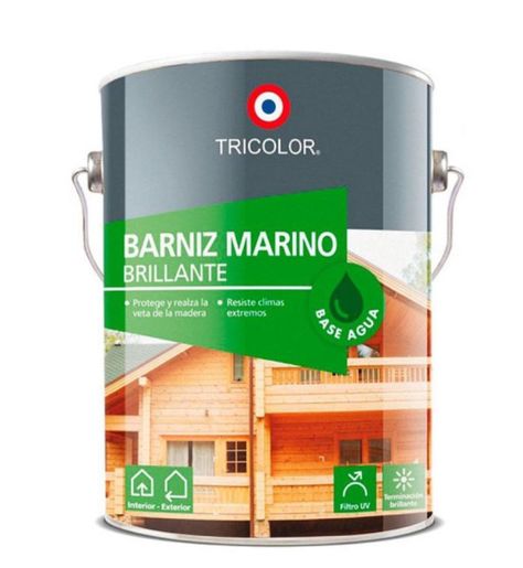 Barniz Marino Base Agua 1 Gl Caoba Tricolor-0