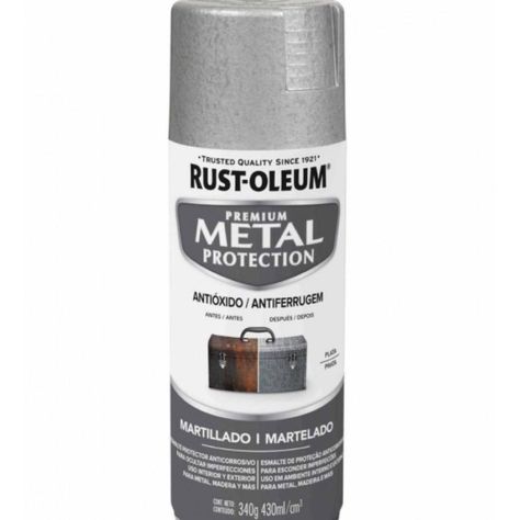 Spray Aerosol Metal Protection Martillado Plata Rust Oleum-0